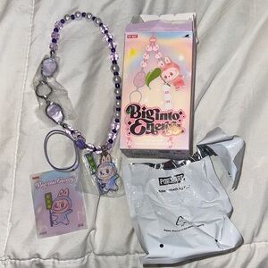 Big into Energy Labubu Phone chain Authentic